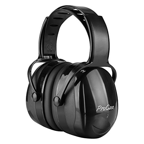 Procase Casco Insonorizacion, Protector Auditivo SNR 36 dB con Diadema Ajustable...