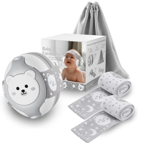 BRY-Cascos para bebé antiruido - Auriculares anti ruido para niños - Protector...