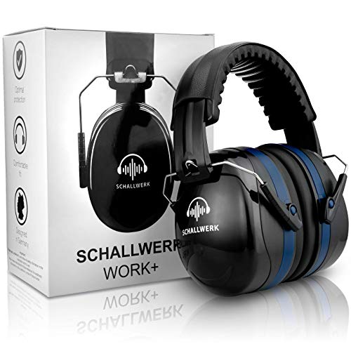 Schallwerk ® Work+ auriculares aislantes ruido – orejeras de tamaño...