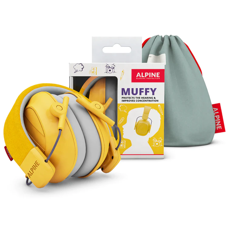 Alpine Muffy Kids, orejeras para niños junto con su bolsa