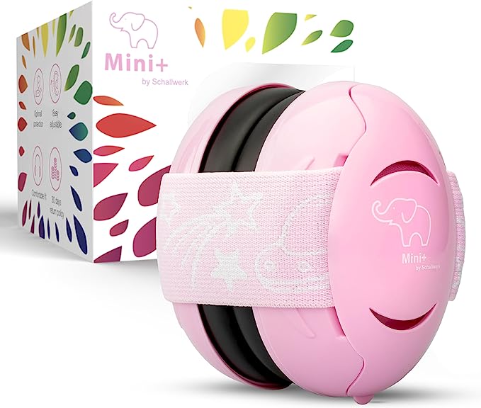 Casque Anti-bruit Bébé SCHALLWERK Mini+ – Protection Auditive, Arceau Réglable, Testé En Labo, Engagement écologique