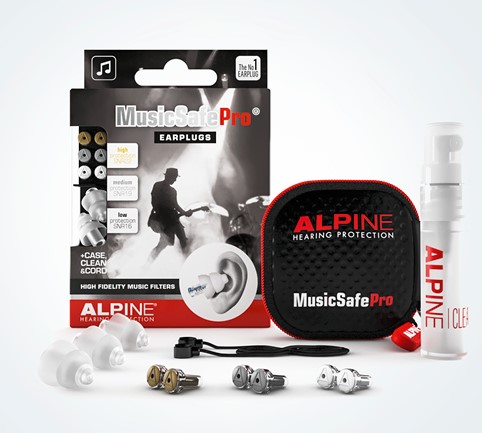 Caja de los tapones auditivos Alpine Music Safe Pro